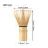 80/100 Fringe DIY Matcha Green Tea Powder Whisk Japanese Ceremony Bamboo Chasen Teaware Tea Brush Tea Tool Kitchen Accessories