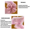 Cute Pink Bow 3D Number Cake Candles for Birthday Party Decorations Birthday Decoration Cake Decorating Tools for daily use