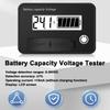 Two Wire Digital Voltage Meter 8 30VDC Battery Capacity Voltage Tester Type C USB A Dual Output Voltmeter Digital