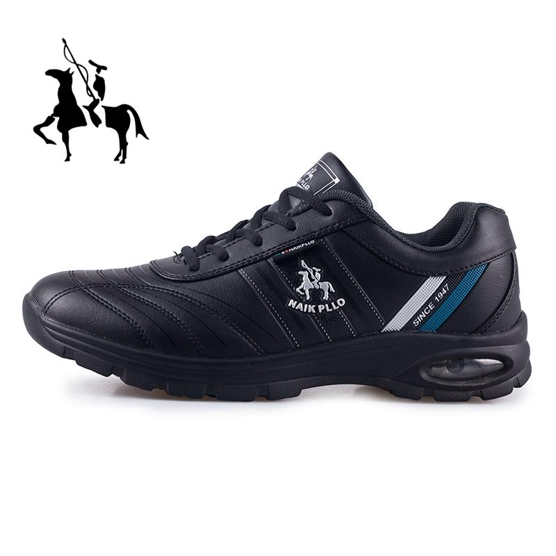 Men Winter Sneakers Sports Shoes Leather Air Cushion Casual Boots Shoes Plus Size 38 48