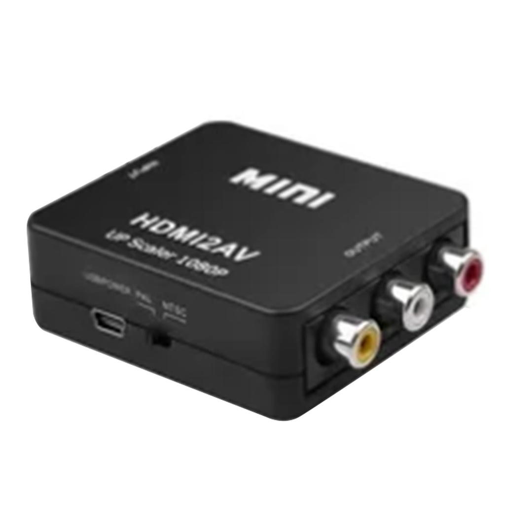 Mini AV To HD Multimedia Interface Converter Micro HD To AV Adapter HD Video Converter Box Plug and