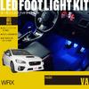 Online WRX LED Footlight Kit for Front EK321 [Amon Exclusive] (VA) Seats, Blue,