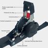 200/300CM Zatahovací ráčnový popruh Heavy Duty Samonavíjecí Motocykl Nákladní automobil Zabezpečení nákladu Stěhování nábytku Auto Upínací popruh