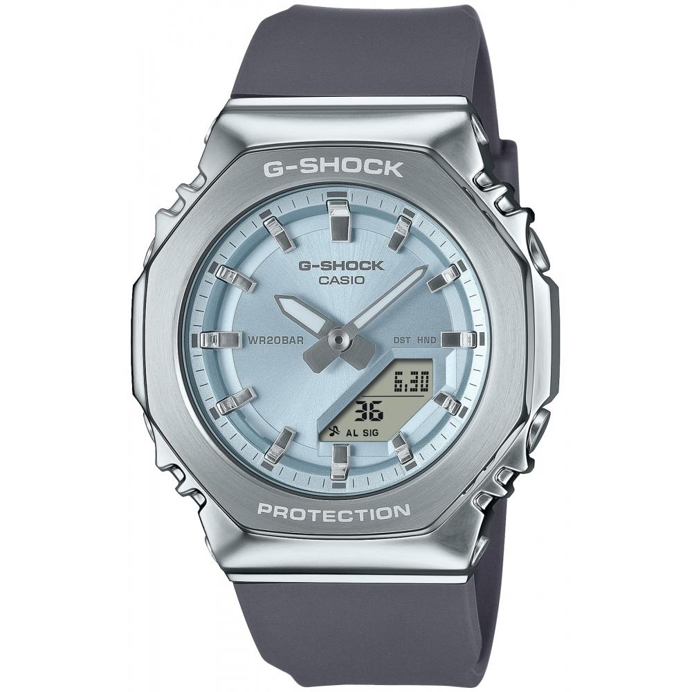 

G-SHOCK [CASIO] Часы с металлическим покрытием из биомассы, пластик GM S2110 2AJF, женские, черные