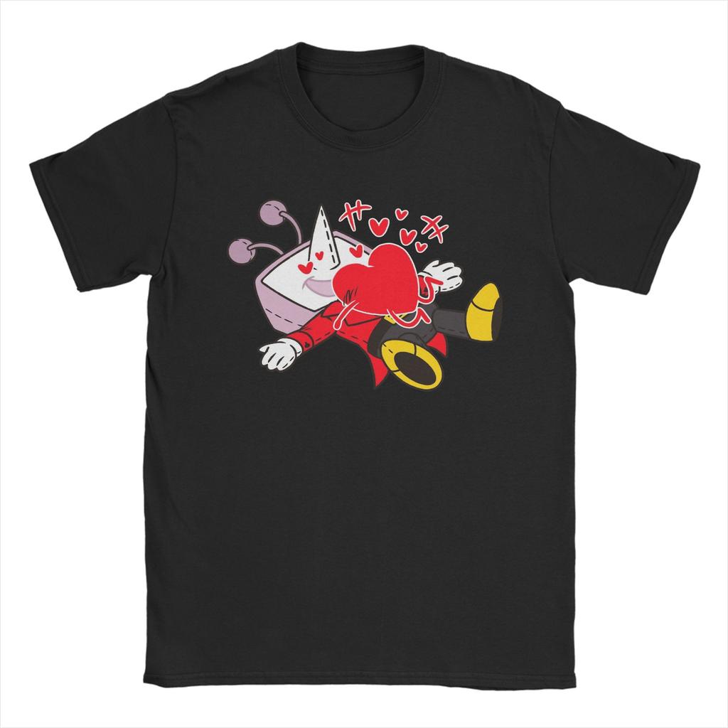 Herren Deltarune Spamton und Tenna Deltarune Spiel T-Shirts Top Tees Sommer Kurzarm T-Shirt Rundhals Harajuku Lässiges T-Shirt