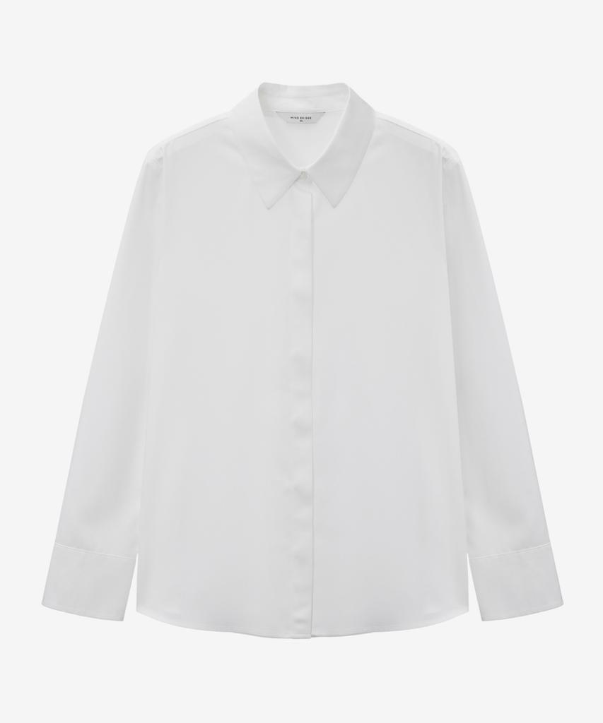MIND BRIDGE WOMEN [W] Hidden Button Blouse - 2 Colors
