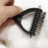 Grooming Comb Pet Hair Combing Hand-held Design Colorful Shedding Hair Remover for Pets