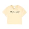 Lisa Rockstar Pop-Up Shop Same Print T-Shirt K-Pop Fans Casual Short Sleeve Top
