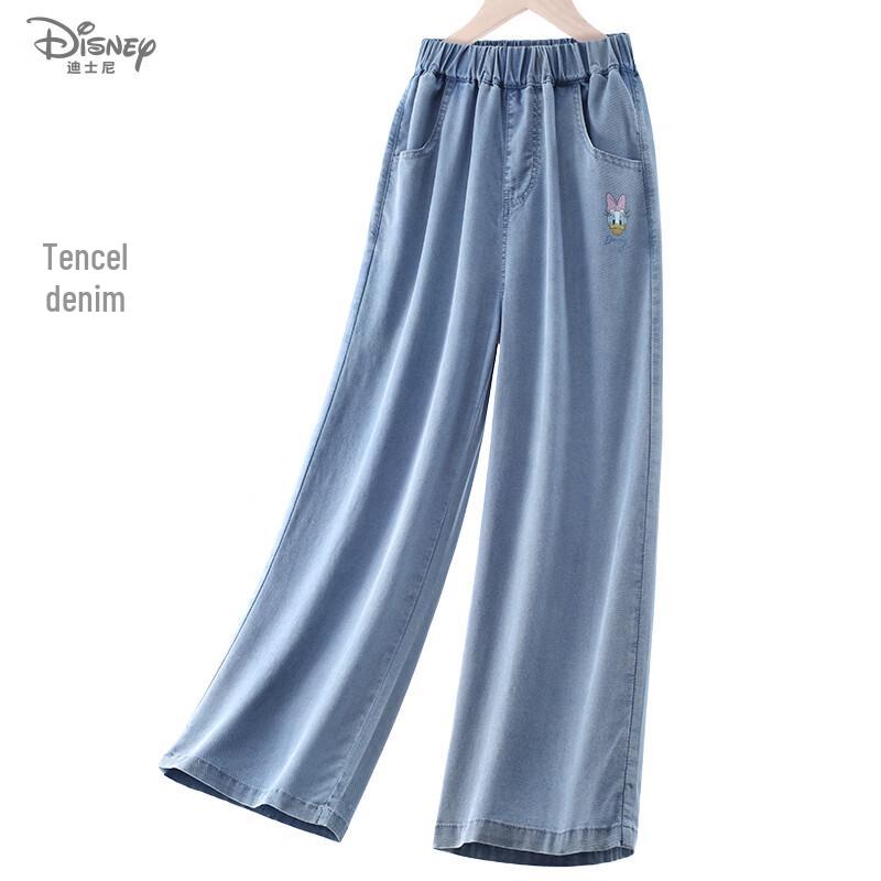 Disney Girls  Tencel Denim Wide-Leg Summer Pants DK001 160 (155-165cm)