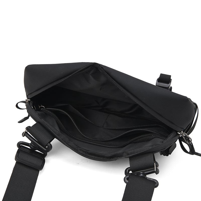 Multifunktionale Herren-Brusttasche Große Kapazität Reise-Umhängetasche Leichte wasserabweisende Nylontasche