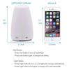 Creative Wood Grain Ultrasonic Aroma Humidifier for Home and Office