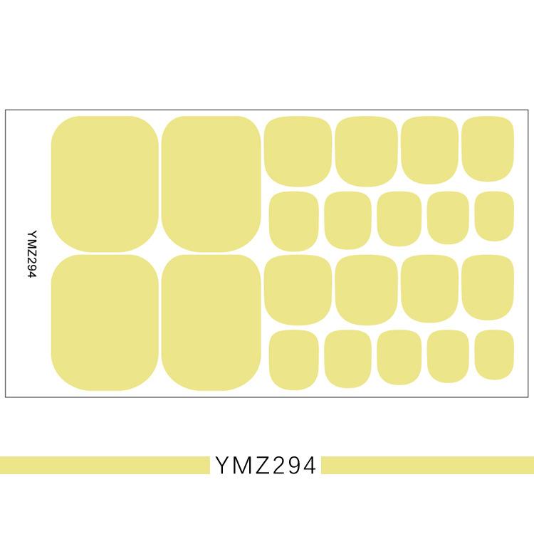 

1 шт., однотонные наклейки для лака для ногтей, полное покрытие, водонепроницаемые накладки для ногтей, экологически чистые долговечные наклейки для ногтей(ЯМЗ277-ЮМЗ308)