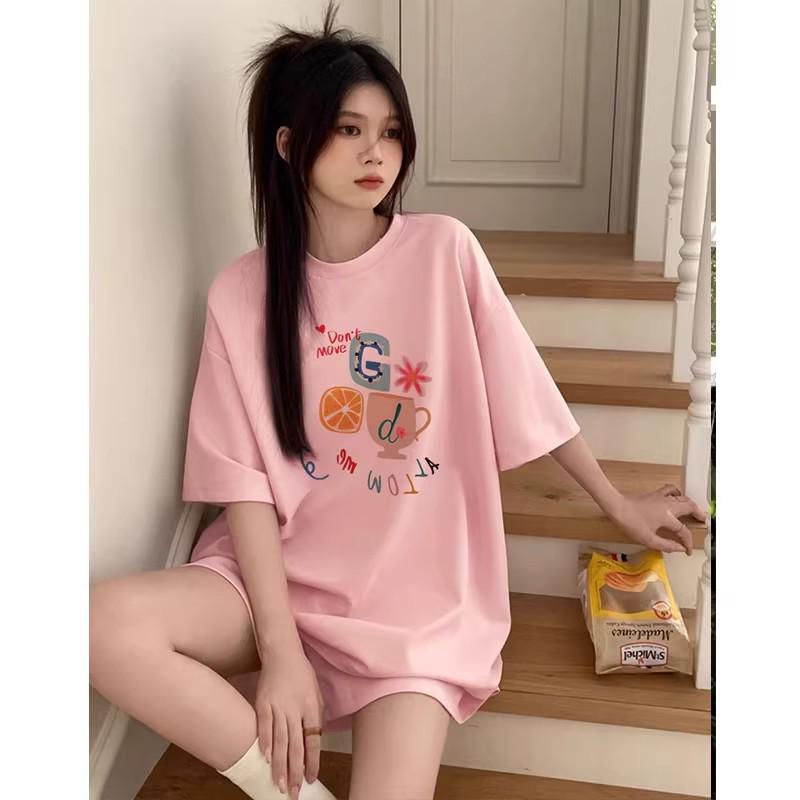 

Summer Maternity Top & Shorts Set - Stylish Short Sleeve T-shirt with Belly Coverage for Casual Sports (2026) M [80-105 lbs]