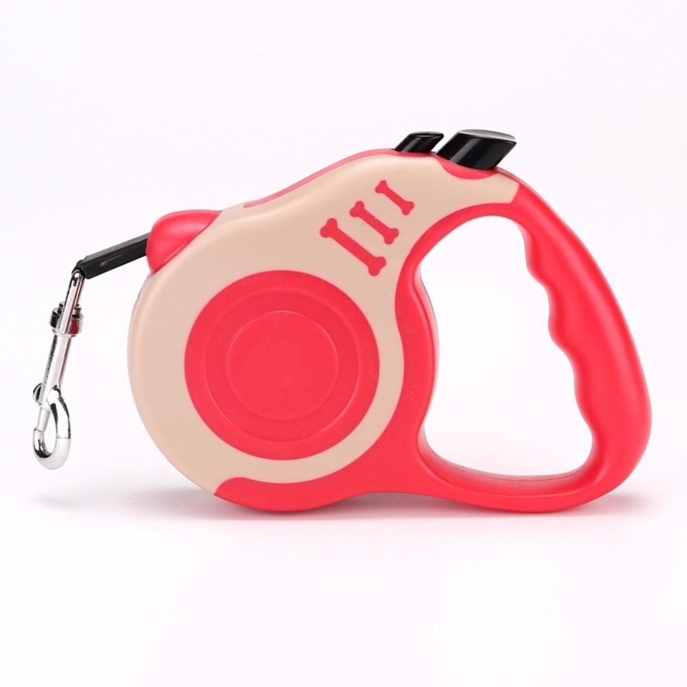 

Telescopic Dog Tape Automatic Pet Tape 2024 Retractable Dog Leash 3M червоний