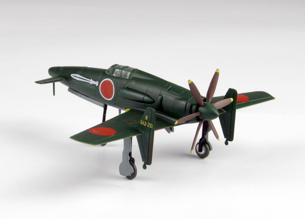 PLATZ WWII Japanese J7W Shinden Ken Unit Fighter Set of 2 Plastic Model Kits 1/144 (Combat Specification) PF-82
