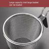 Zestaw 2 sit do żywności z uchwytem Koszyk do smażenia Stal nierdzewna 304 Tekstura Idealny do odcedzania makaronu i warzyw