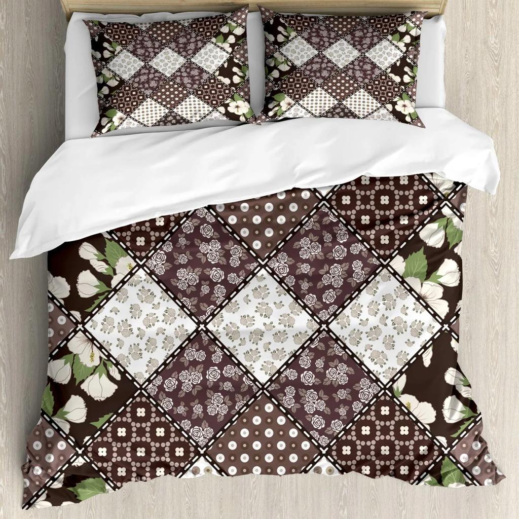 Retro Duvet Cover Set Disco Night Bedding Set for Boys Girls Cassette Tape Party Comforter Cover Soft Polyester Quilt Cover
