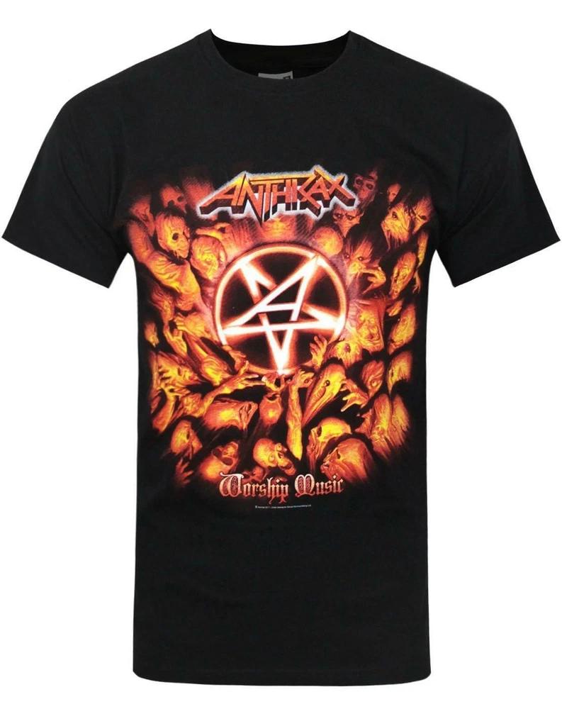 Anthrax Short Sleeved TShirt Unisexs Black Official Merch S