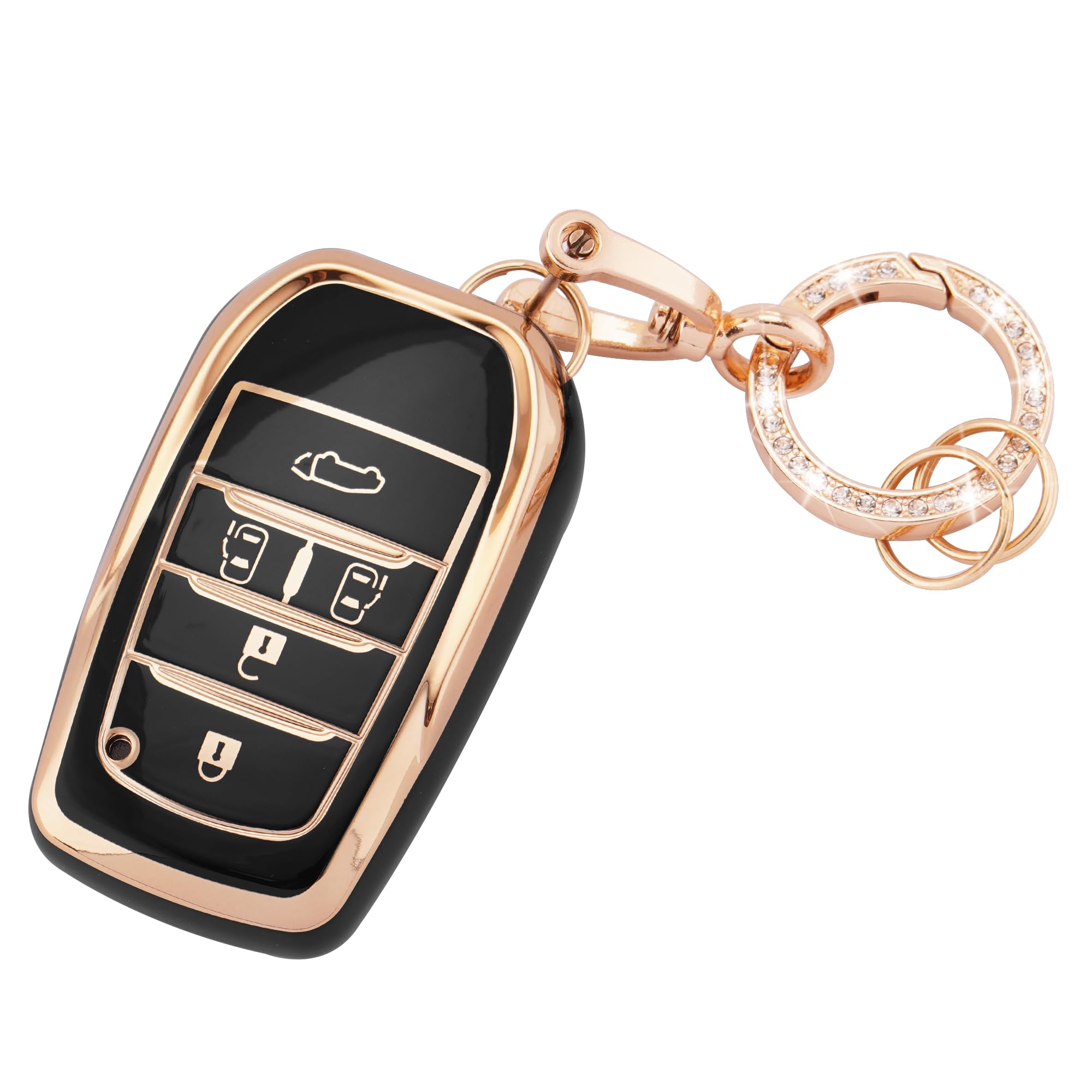 

Koaudb Compatible Toyota Smart Key Case, Car Key Cover, New Model Voxy 90 Series Compatible Toyota-5A