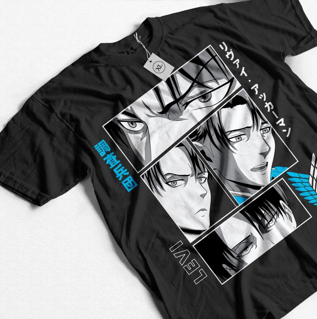 Levi AckerUnisex TShirt Attack On Titan Anime Captain Levi New Unisex TShirt