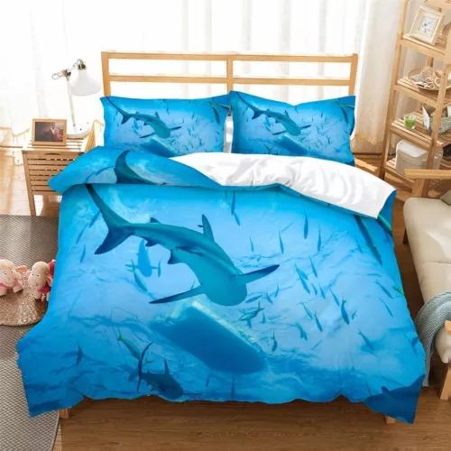 Whale Duvet Cover Set Bed Decoration First Choice Gift Suitable For Children Boys Girls And Adults Soft Warm And Breathable