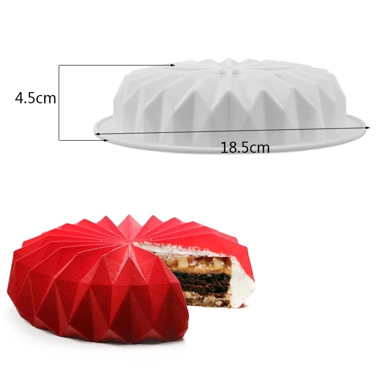 5 Style Silicone Cake Molds Pastry Bakeware Set Non-Stick Mousse Mould Party Dessert Baking Brownie Pan Homemade Desserts Tools