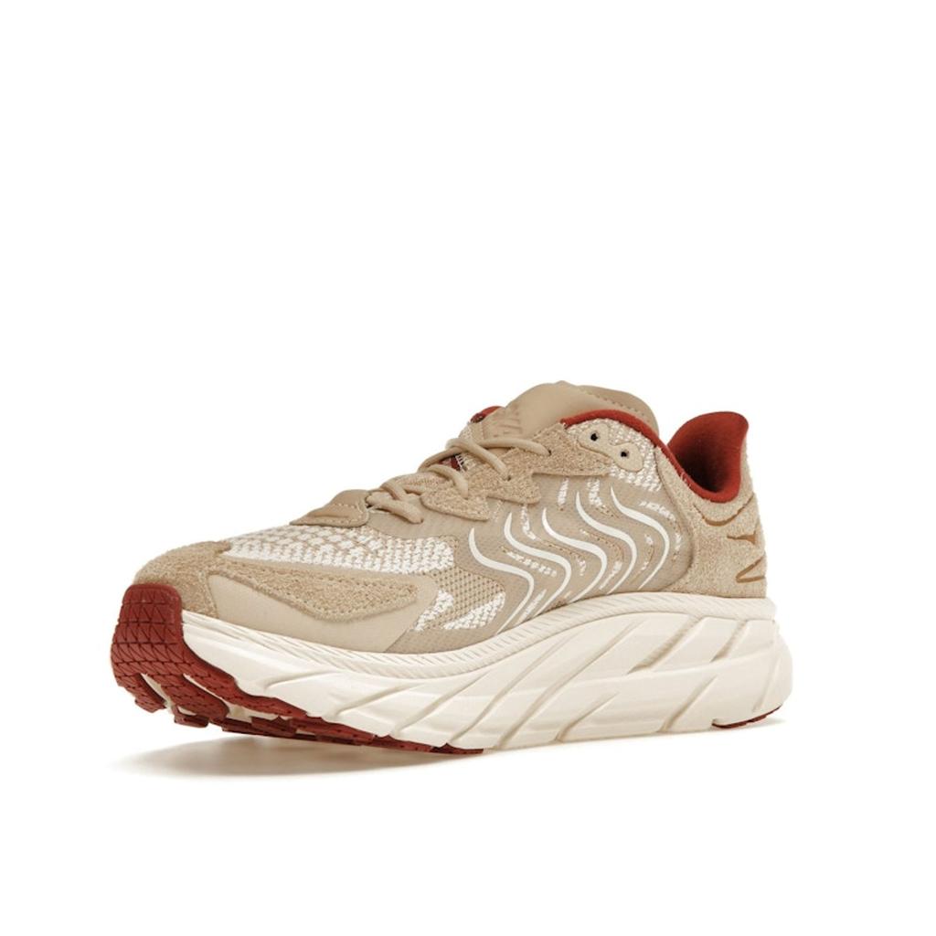 HOKA Clifton LS Shifting Sand Rust Unisex Sneakers Cream 1141550-SSRS