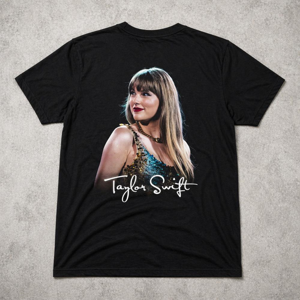 Taylor Swift T Shirt Pop Singer Graphic Tee Adults Kids Black Gift Fan 2XL