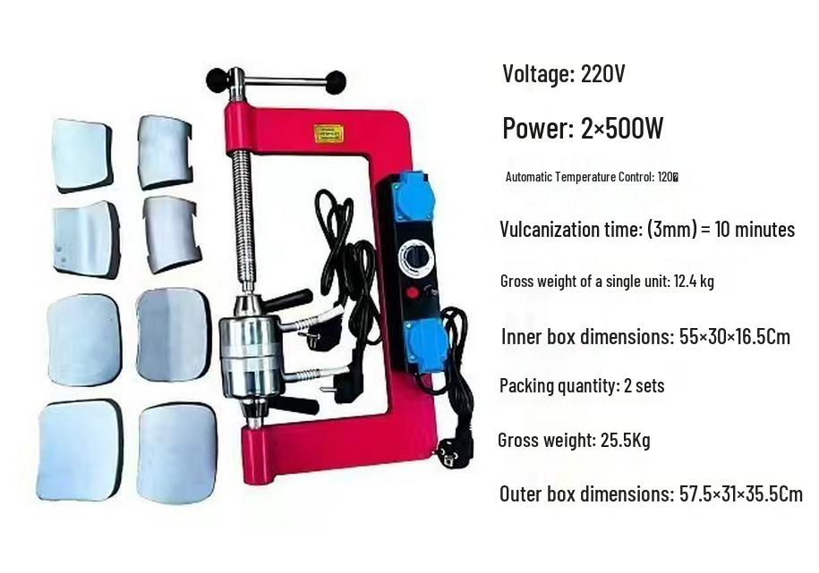 Portable Automatic Vulcanization Tire Repair Machine with Temperature Control