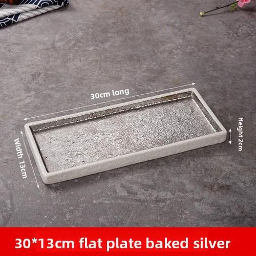 Modern Japanese RectangularCeramicSushi PlateSetRestaurant Style AppetizerDessertPresentation AsianInspiredTableware Home Dining