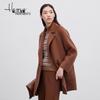 Hilemans Women's Double-Faced Wool Blend Coat