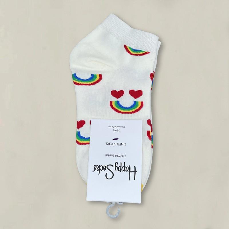 Happy Socks Womens Ankle Cartoon Cute Cotton Low Cut Colorful Casual
