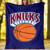1 Stück New York Knicks Thema Decke - Digitaldruck, Polyester, Gemütlich für alle Jahreszeiten, Perfekt für draußen und Reisen