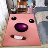 Cartoon Animal Face Pink Carpet, Cute Room Decor, Fun Style Rug Suitable for Use As an Anti-slip for Living Room Bedroom Sofas