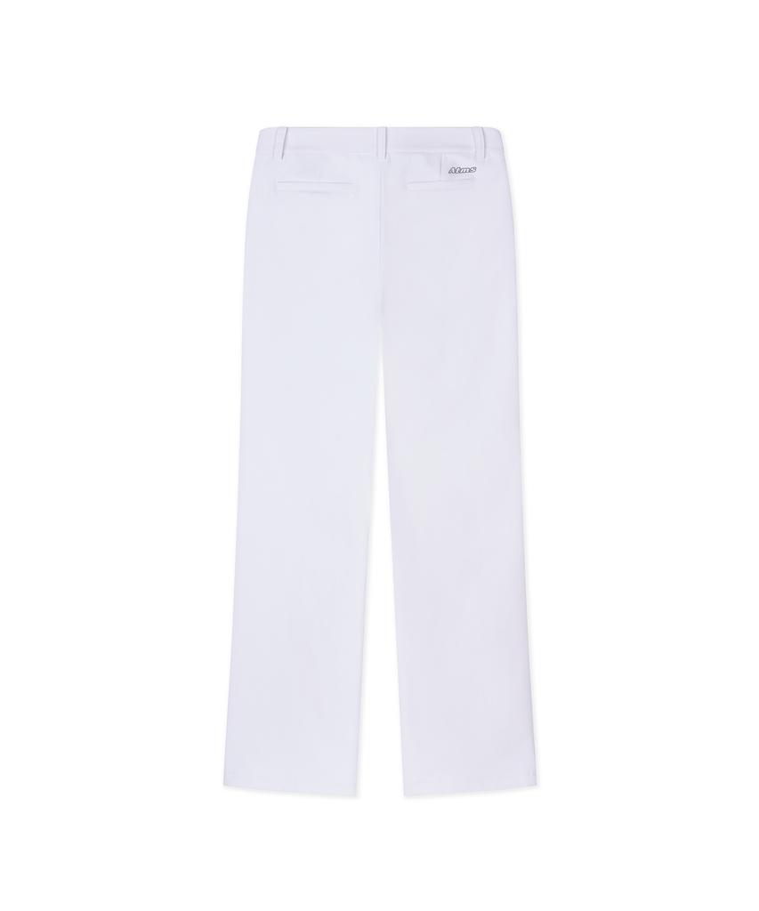 Antomas Semi-Bootcut Pants For Women - White