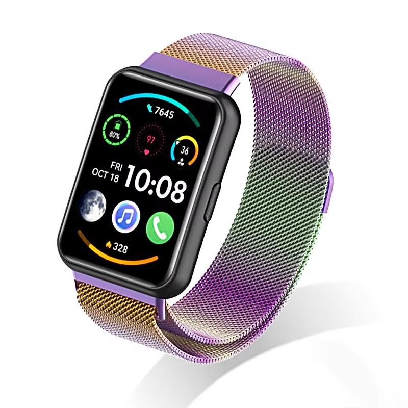 Huawei FIT 1/2 Milanese Magnetic Strap for Watch Strap Replacement
