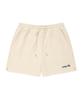 Wacky Willy Women'S Typo Logo Sweat Shorts Cream