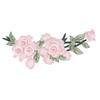 2pcs Flower Design DIY Clothing Accessories Cotton Flower Cotton Patch Unique Iron-On Patch  Vests