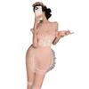 Sexy lingerie maid seduction uniform cosplay small boobs big kitchen maid suit sexy