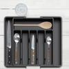 Adjustable Flatware Tableware Organizer Silverware Drawer Cutlery Storage Tray for Spoons Knife Utensil Holder Cutlery Organizer