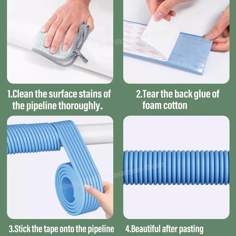 Heat Resistant Fire Retardant Flexible Foam Pipe Insulation Sleeve for Heating System Fire Hydrant Soundproof Protective Cover