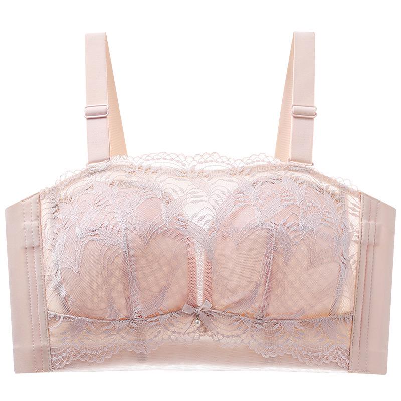 Women's Strapless Minimizing Bandeau Bra - Anti-Sag, Light, and Supportive for Large Busts
