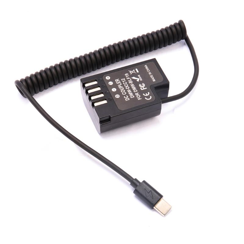 Decoded Battery Adapter with Cable Type C for Panasonic Gh3, Gh4, Gh5, Gh5s,Great Performance