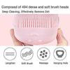 85x80x55mm Silicone Exfoliating Brushes & Body Scrubber with Soap Dispenser for Shower, Enhancer Blood Circulation&Deep Cleansing Bath Loofah for Babi