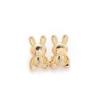 Zinc Zinc Alloy Rabbit Snaps Detachable Pant Clips Multicolour  Cute   Blouses