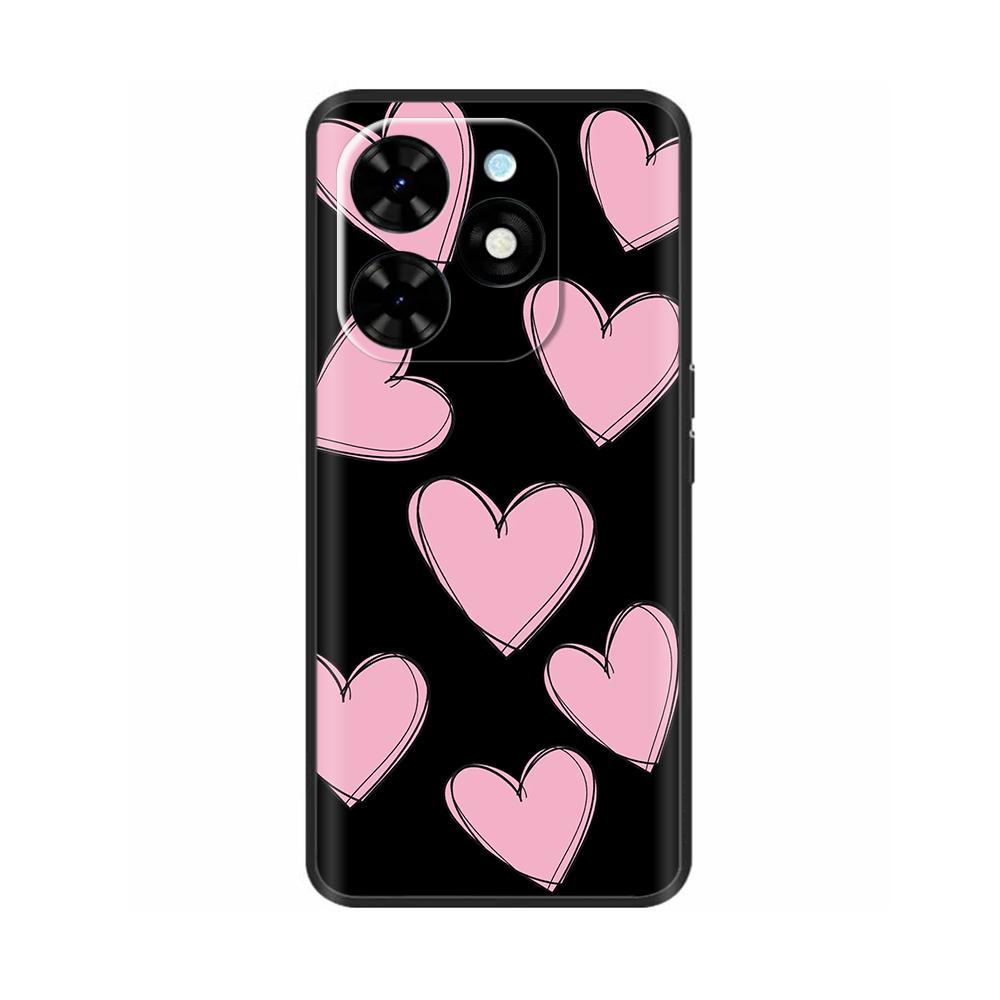 For Tecno Spark Go 2024 Case Luxury Flower Painted Capa Silicone Soft Cover For Tecno SparkGo 2024 BG6 Shockproof Phone Shell