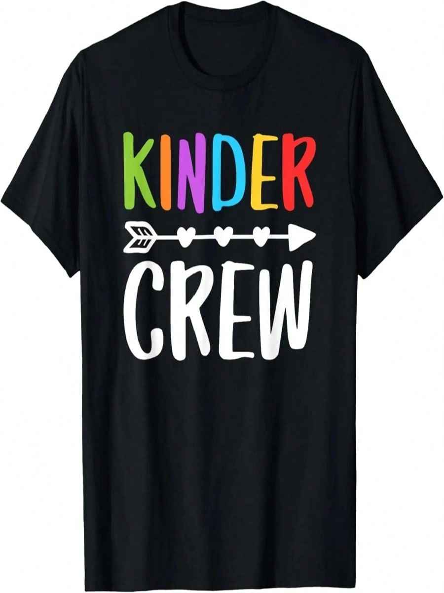 Футболка Kinder Crew Футболка для воспитателя детского сада Ученика S разноцветный