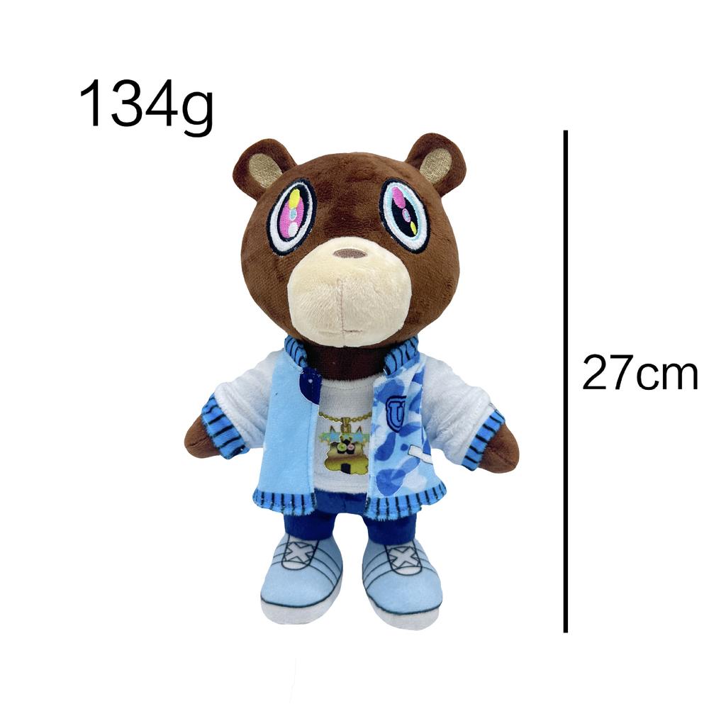 Cute Bear Plush Toy Cartoon Bear Soft Plush Pillow Doll Christmas Birthday Gift for Kids and Adults
