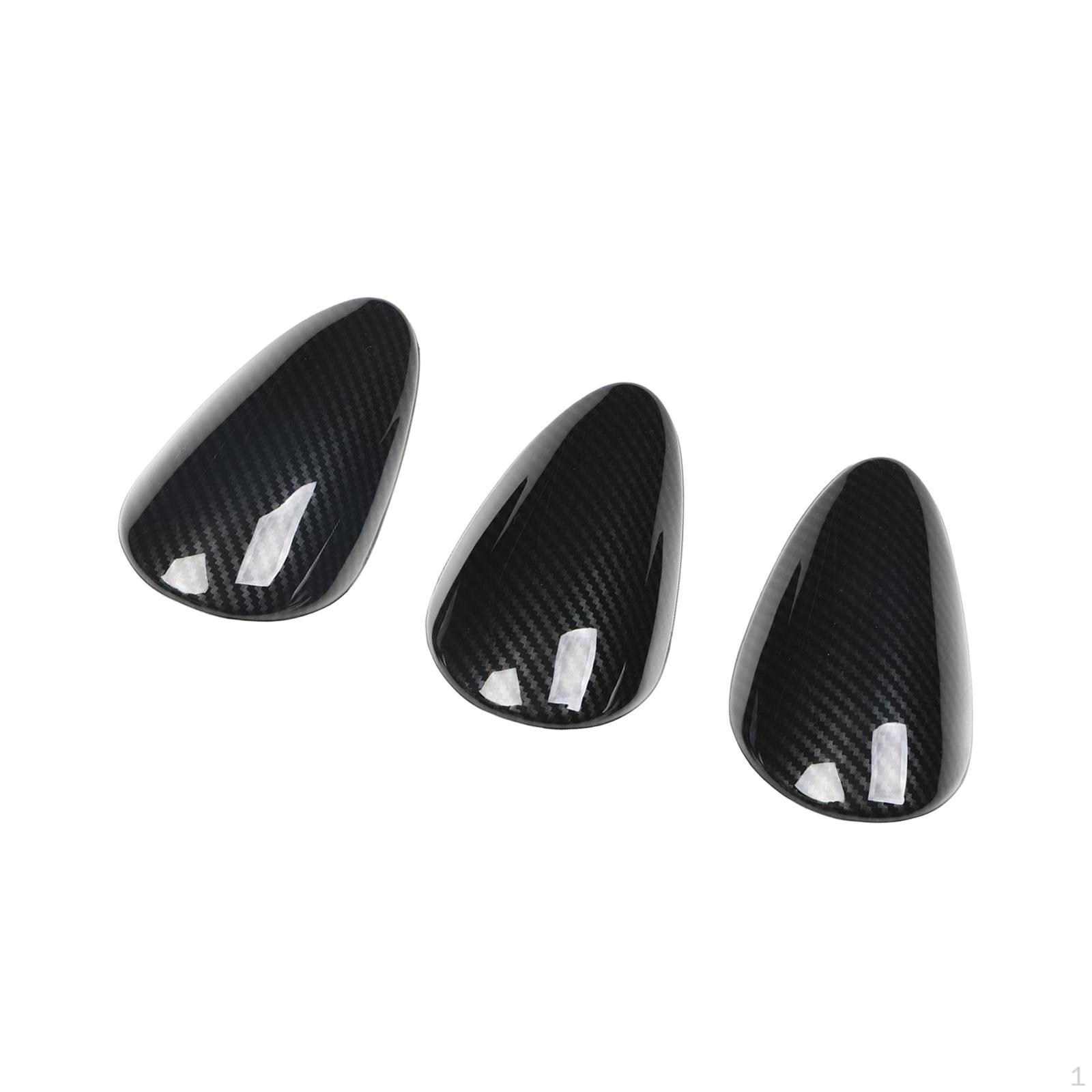 

Vehicle Interior Gauge Pad Cover Trim, Stylish Durable Convenient Installation Carbon Fiber