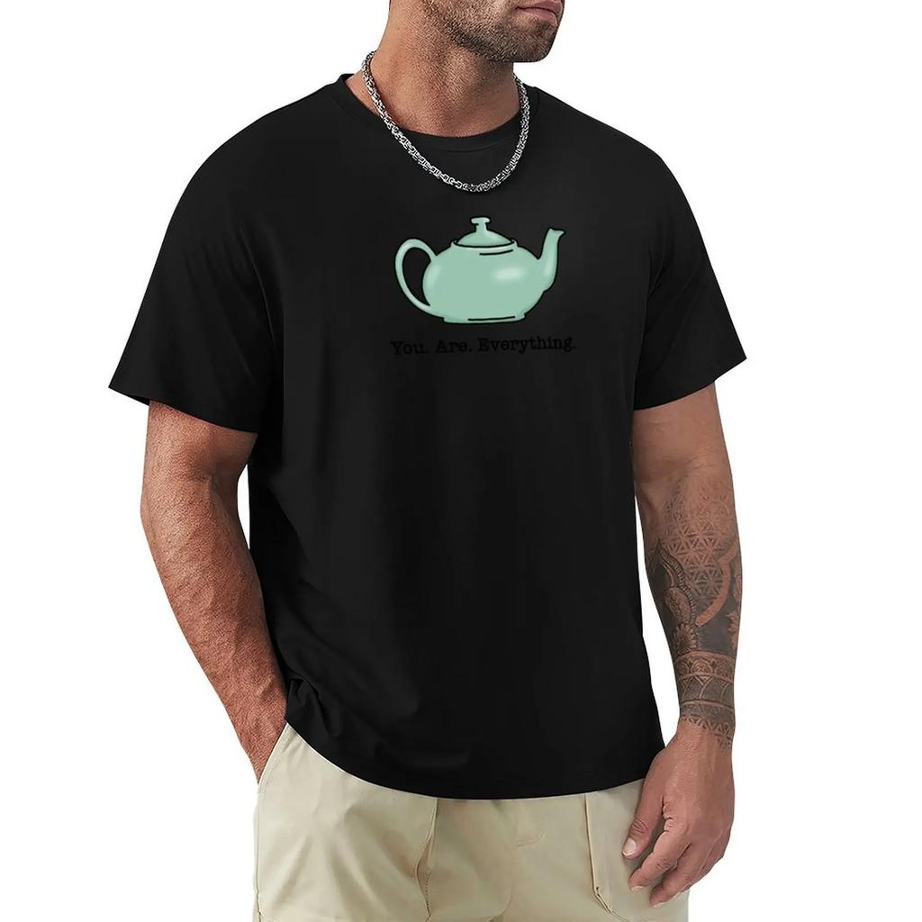 Pam Beesly And Jim Halpert Teapot - You Are Everything T-Shirt Baggy Shirts Oversizeds Summer Top Shirts Men